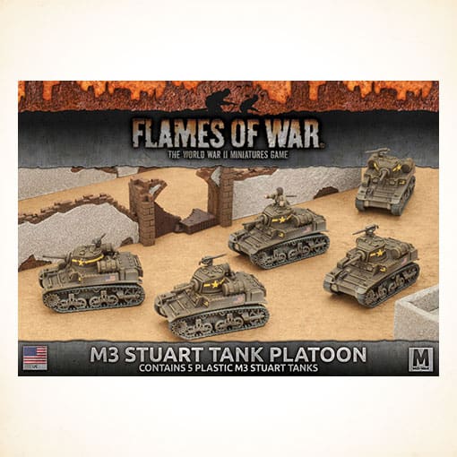 [UBX56] M3 Stuart Light Tank Platoon