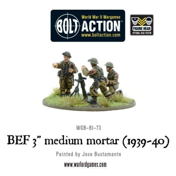 [WGB-BI-73] Early War 3" medium mortar