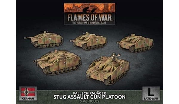 [GBX143] Fallschirmjager StuG Assault Gun Platoon