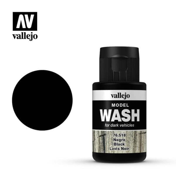 [VAL76518] Vallejo Model Wash - Black 35ml