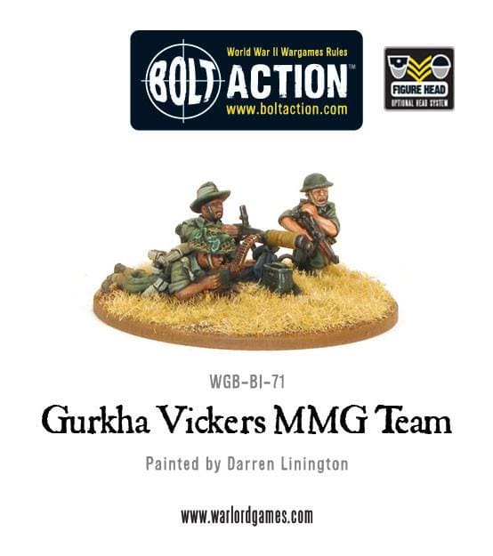 [WGB-BI-61] Early War British Vickers MMG Team