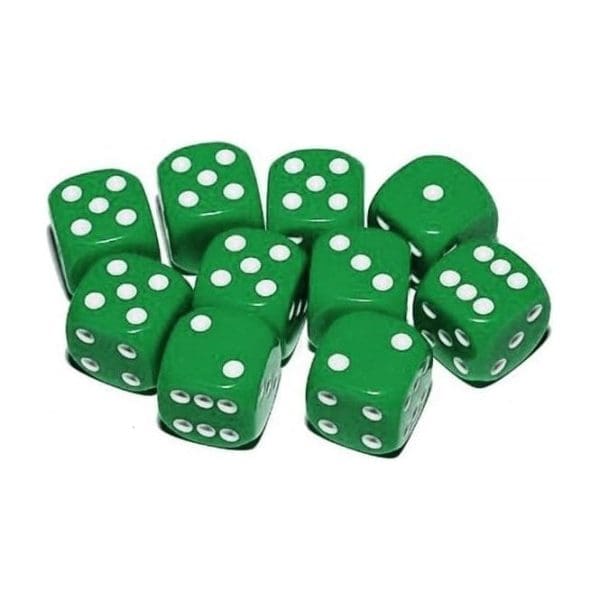 Six Sided Dice Set (Various Colours)