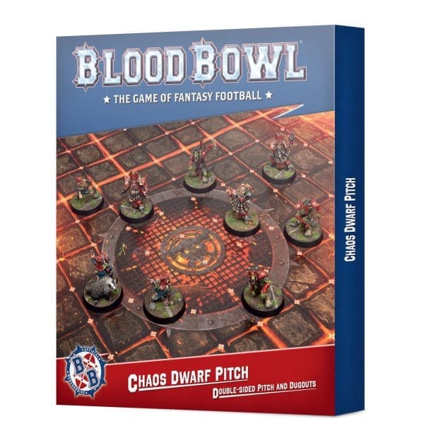 [99220911001] Blood Bowl: Chaos Dwarf Pitch And Dug Outs