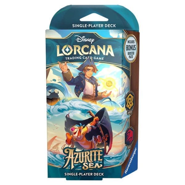 Lorcana TCG: Azurite Sea  Starter Set (Jim Hawkins & Tigger)