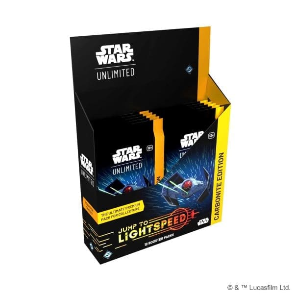 Star Wars Unlimited: Jump To Lightspeed Carbonite Collector Booster Box