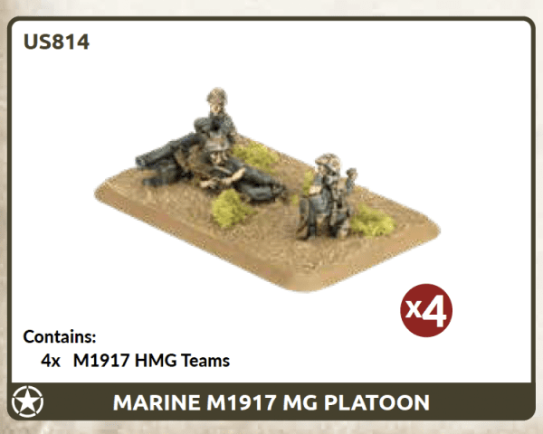 [US814] American: Marine M1917 MG Platoon