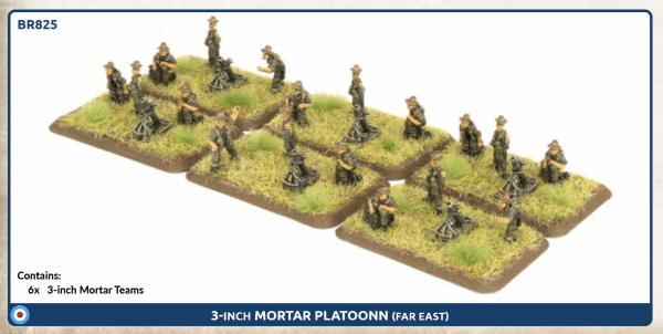 [BR825] British: Mortar Platoon (Pacific)  **Pre-Order**