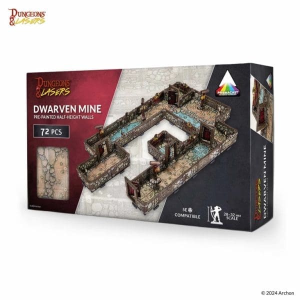 [DNL0078] Dungeons & Lasers: Dwarven Mine (Pre-Painted)