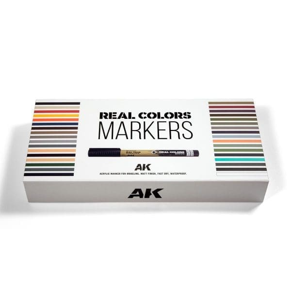 [RCM150]  AK Real Colors Markers - Full 34 Colour Box set