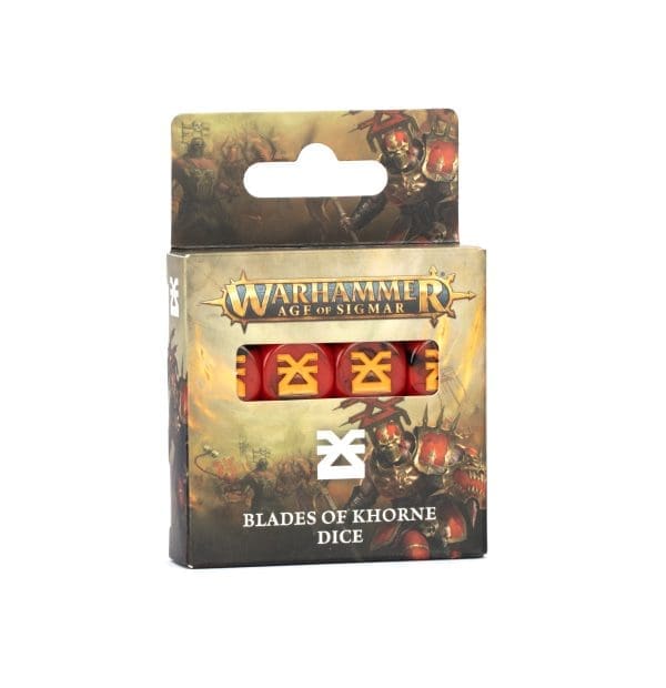 [99220201031] Age Of Sigmar: Blades Of Khorne Dice  **Pre-Order**